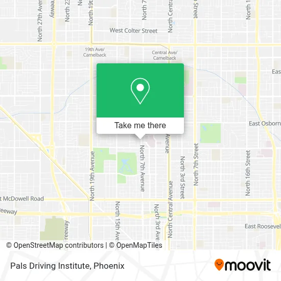 Pals Driving Institute map