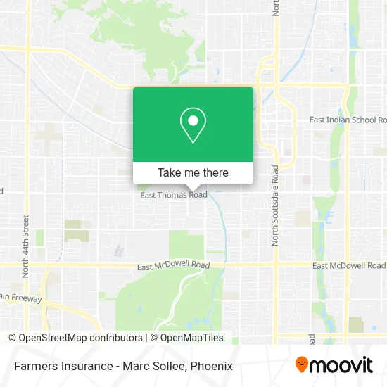 Farmers Insurance - Marc Sollee map