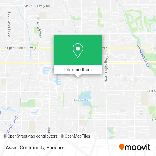 Assisi Community map