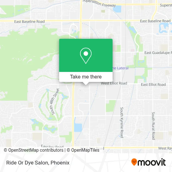 Ride Or Dye Salon map