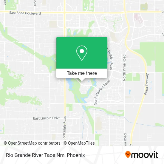 Rio Grande River Taos Nm map