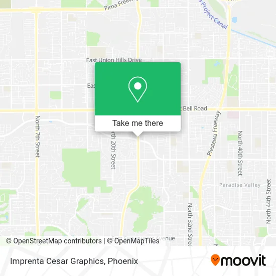 Imprenta Cesar Graphics map