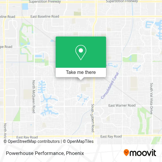 Powerhouse Performance map