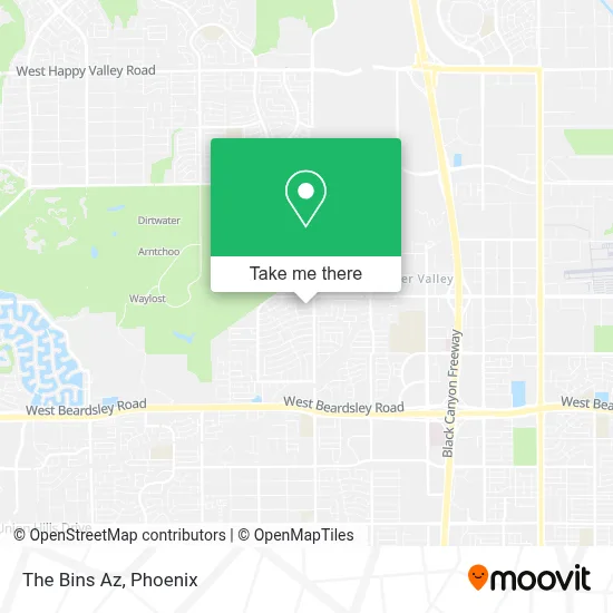 The Bins Az map