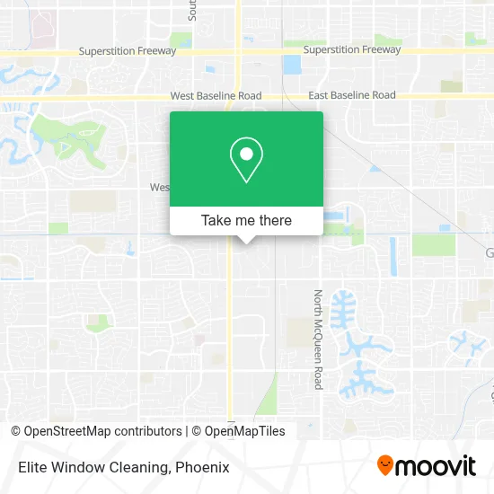 Elite Window Cleaning map