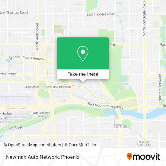 Newman Auto Network map