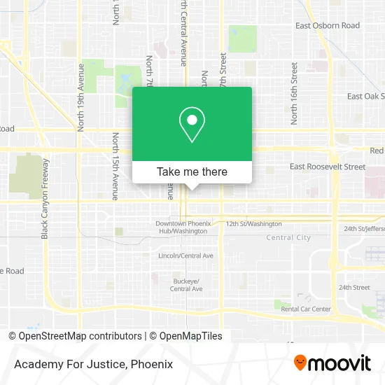 Academy For Justice map