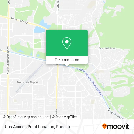 Ups Access Point Location map