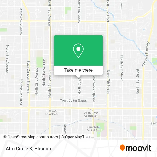 Atm Circle K map