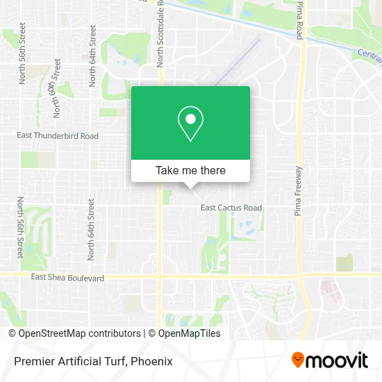Premier Artificial Turf map