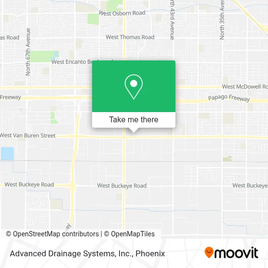 Advanced Drainage Systems, Inc. map