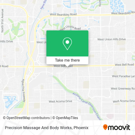 Precision Massage And Body Works map