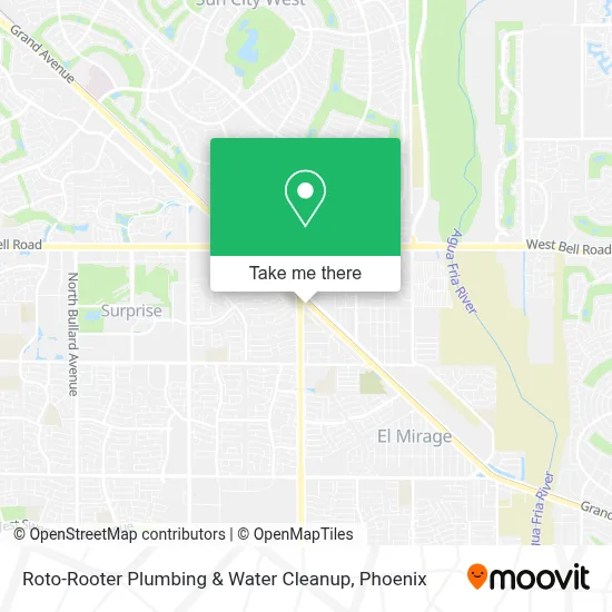 Roto-Rooter Plumbing & Water Cleanup map