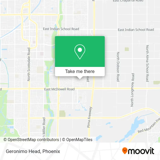 Geronimo Head map