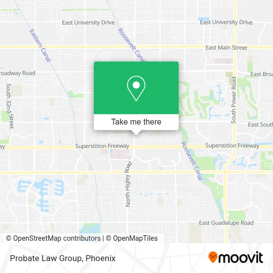 Probate Law Group map