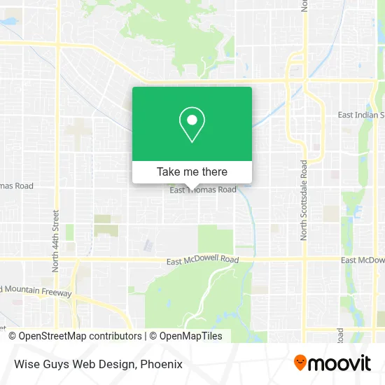 Wise Guys Web Design map