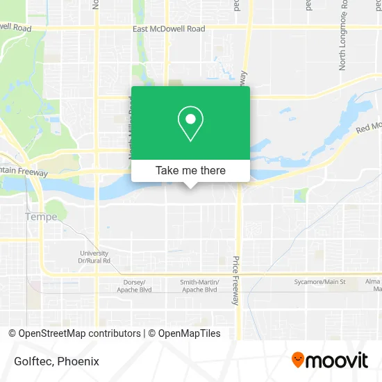 Golftec map
