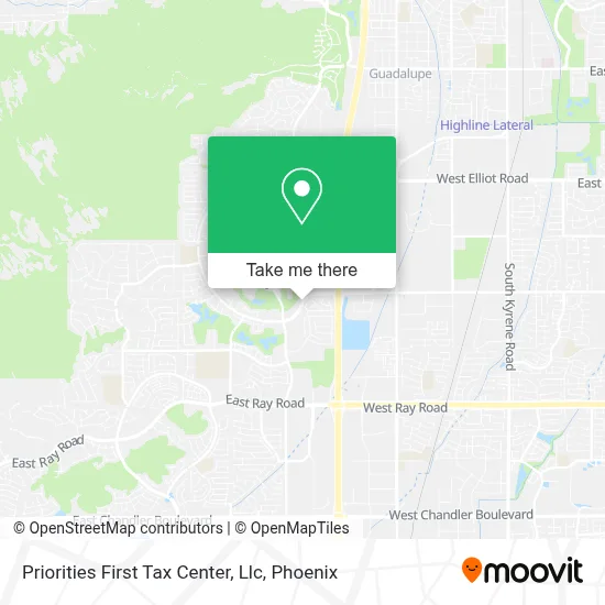 Priorities First Tax Center, Llc map