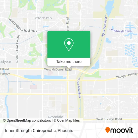 Inner Strength Chiropractic map