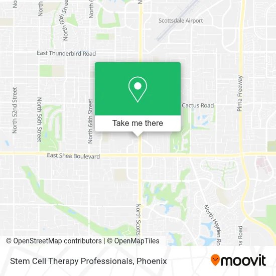 Stem Cell Therapy Professionals map