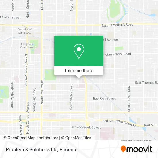 Problem & Solutions Llc map