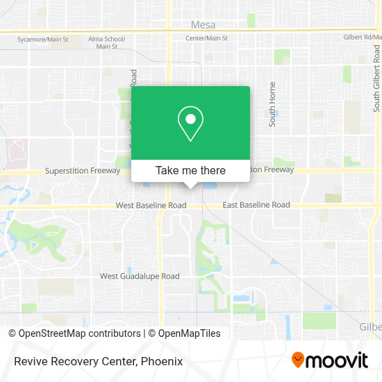 Revive Recovery Center map