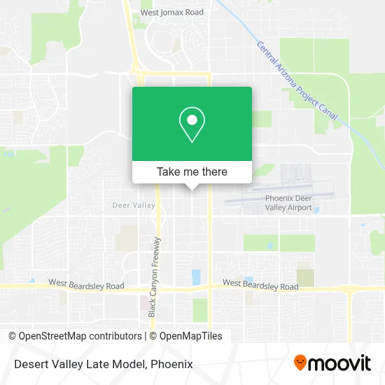 Desert Valley Late Model map