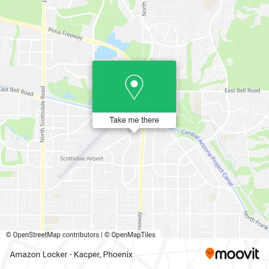 Amazon Locker - Kacper map