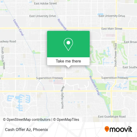 Cash Offer Az map