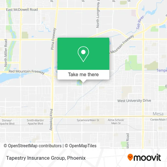 Tapestry Insurance Group map