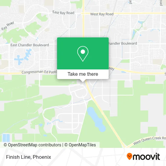 Finish Line map