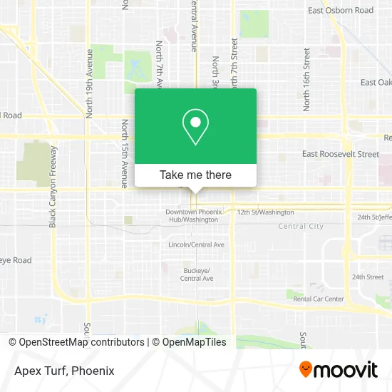 Apex Turf map