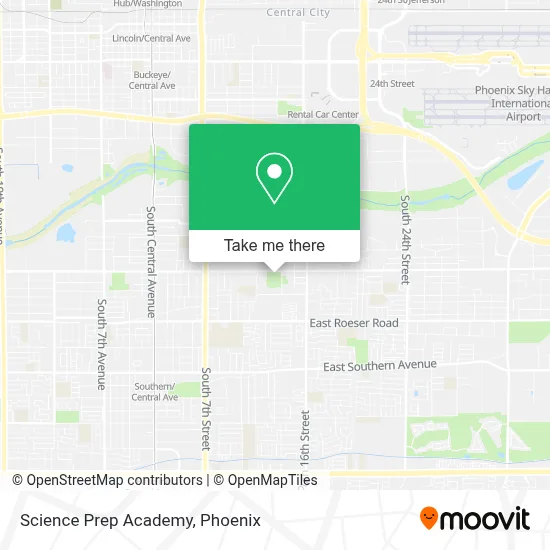 Science Prep Academy map