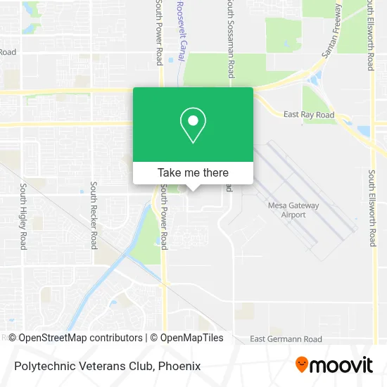 Polytechnic Veterans Club map