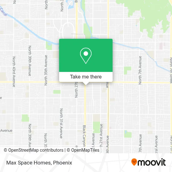Max Space Homes map