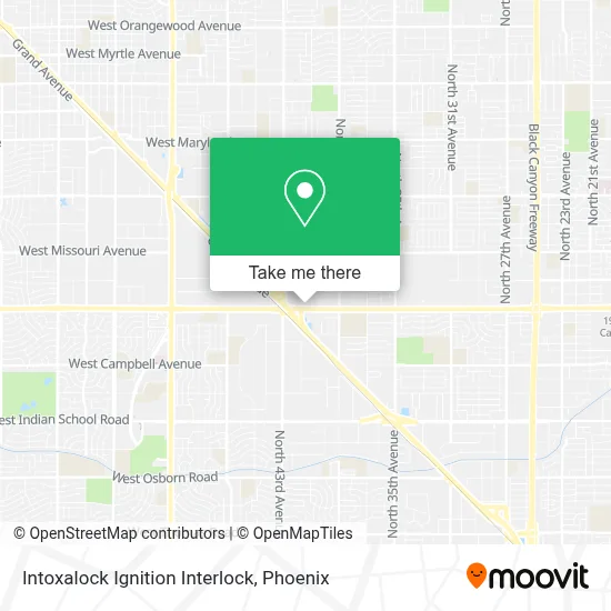 Intoxalock Ignition Interlock map