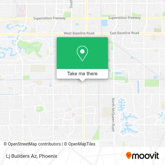 Lj Builders Az map