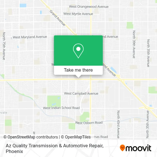 Az Quality Transmission & Automotive Repair map