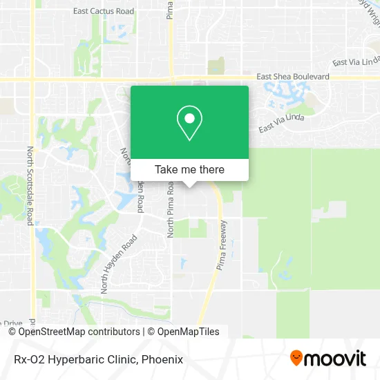 Rx-O2 Hyperbaric Clinic map
