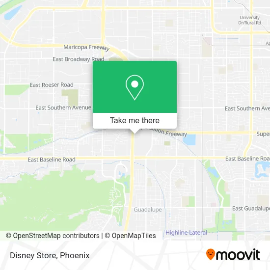 Disney Store map