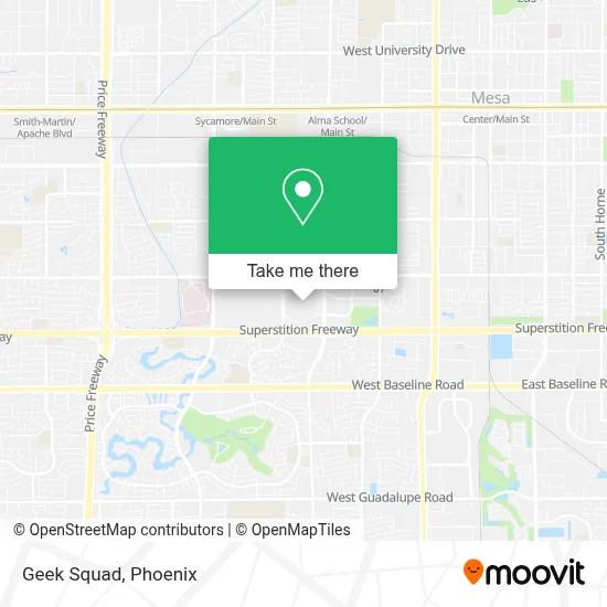 Geek Squad map