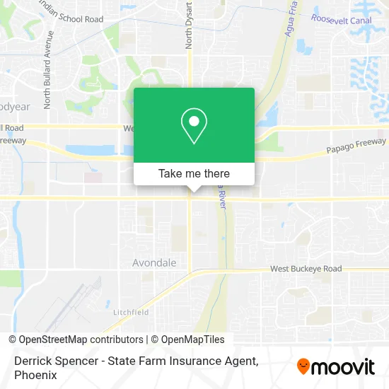 Derrick Spencer - State Farm Insurance Agent map