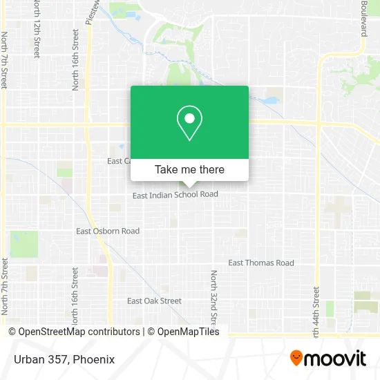 Urban 357 map