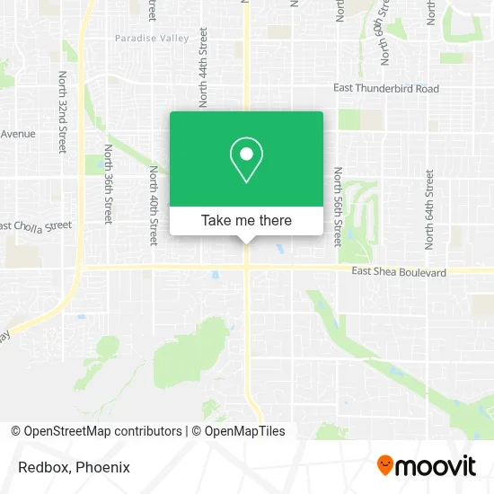 Redbox map