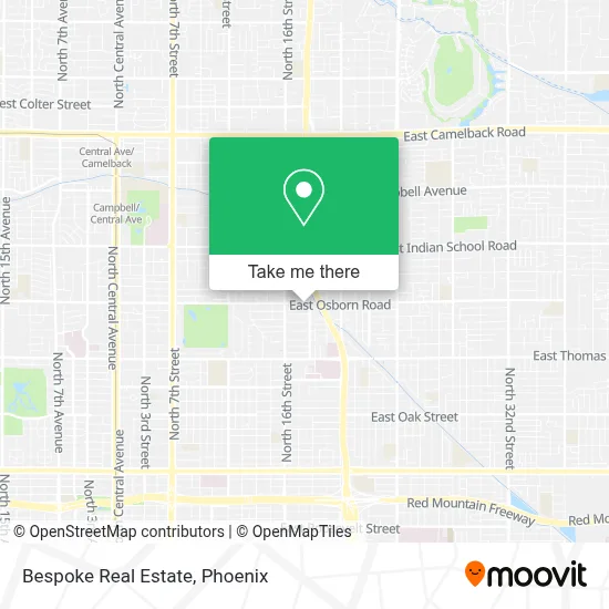 Bespoke Real Estate map