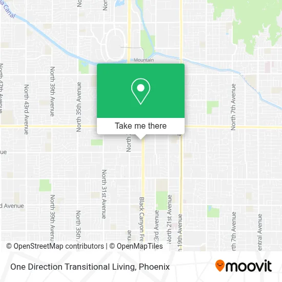 One Direction Transitional Living map