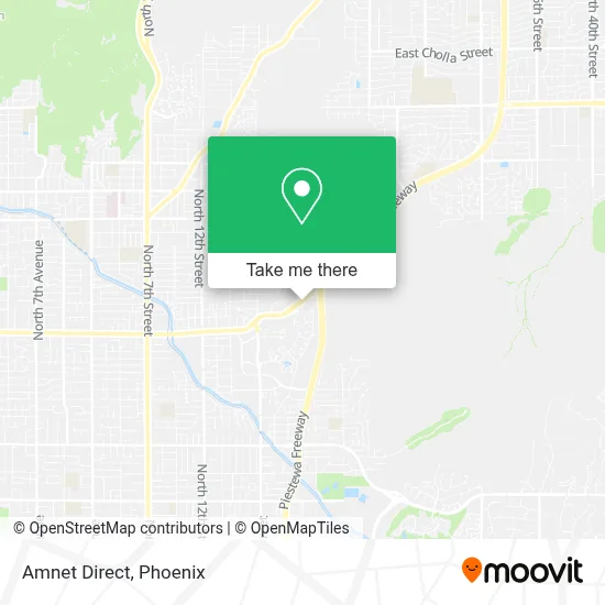 Amnet Direct map