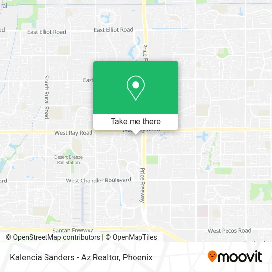 Kalencia Sanders - Az Realtor map