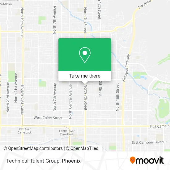 Technical Talent Group map