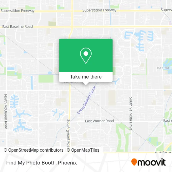 Find My Photo Booth map
